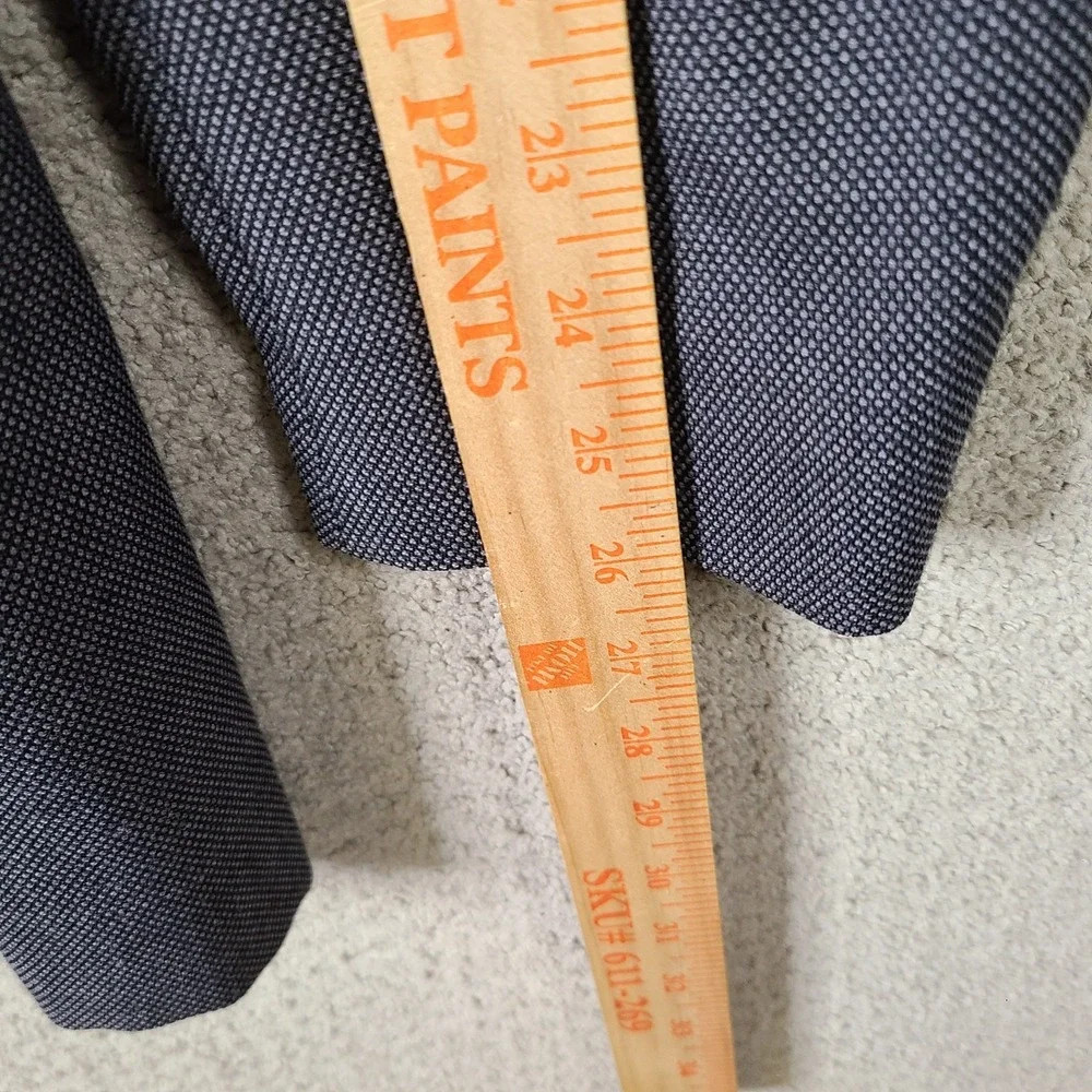Robert Stock Jacket Mens 42L Gray Blazer‎ Birdseye Knit 2 Btn Hand Tailored VTG